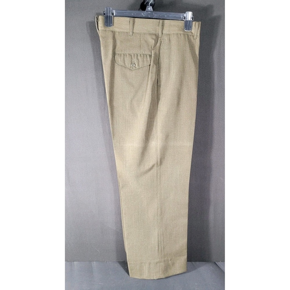 USMC Marine Corps Dress Pants DSCP Green Trousers DL A Slacks Size 34R